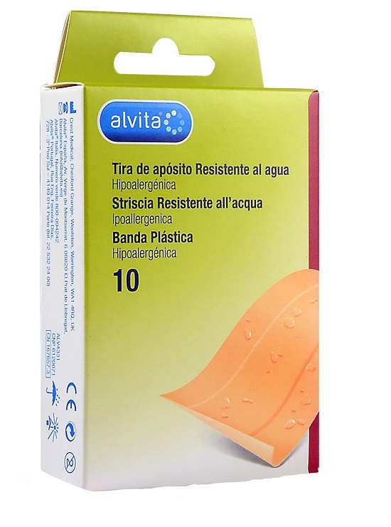 CEROTTO IMPERMEABILE ALVITA 10 X 6 CM 10 PEZZI - famajoy.it