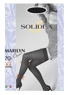 MARILYN 70 OPACO CALZA AUTOREGGENTE NERO 1 - famajoy.it