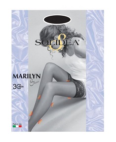 MARILYN 30 SHEER CALZA AUTOREGGENTE CAMEL 2 - famajoy.it
