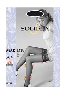 MARILYN 70 SHEER CALZA AUTOREGGENTE CAMEL1 - famajoy.it