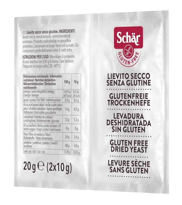SCHAR LIEVITO SECCO 2 BUSTINE DA 10 G - famajoy.it