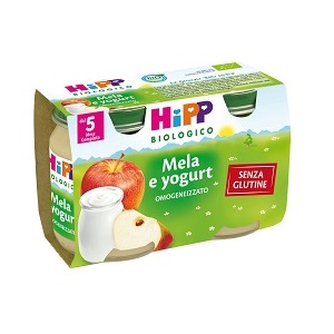 HIPP BIO HIPP BIO OMOGENEIZZATO MELA YOGURT 2X125 G - famajoy.it
