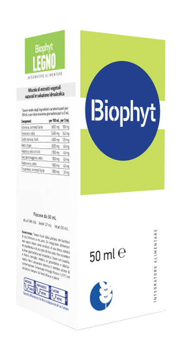 BIOPHYT LEGNO 50 ML SOLUZIONE IDROALCOLICA - famajoy.it