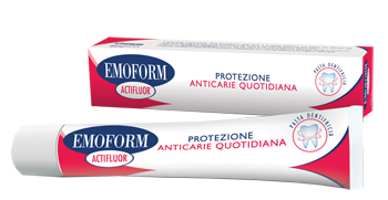 EMOFORM ACTIFLUOR DENTIFRICIO 75 ML - famajoy.it