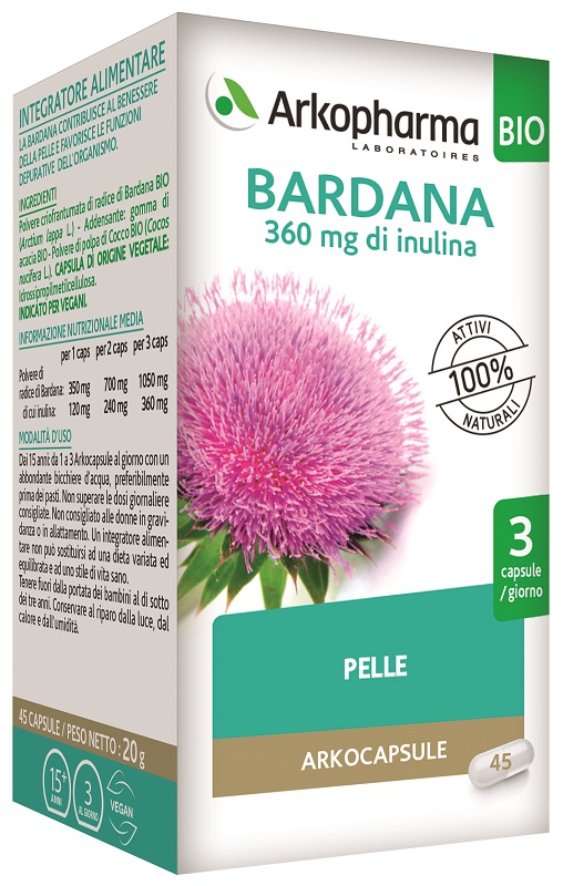 ARKO CAPSULE BARDANA BIO 45 CAPSULE - famajoy.it