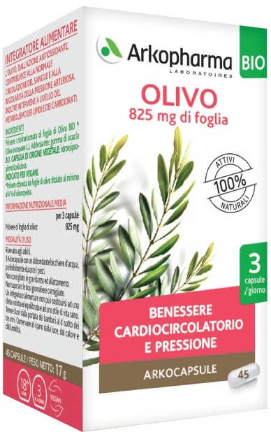 ARKO CAPSULE OLIVO BIO 45 CAPSULE - famajoy.it
