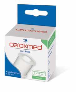CEROTTO ADESIVO IN ROCCHETTO CEROXMED IN SETA AERATO IPOALLERGENICO BIANCO 500X5 CM 1 PEZZO - famajoy.it