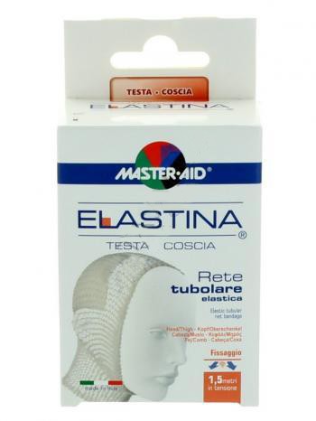 RETE TUBOLARE ELASTICA IPOALLERGENICA MASTER-AID ELASTINA TESTA/COSCIA 1,5 MT IN TENSIONE CALIBRO 6 CM - famajoy.it