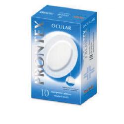 COMPRESSA PRONTEX OCULAR COMPRESSA ADESIVA OCULARE 10 PEZZI - famajoy.it
