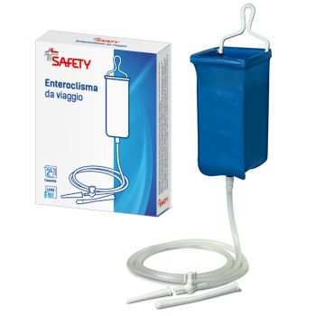 ENTEROCLISMA DA VIAGGIO KLISTER IN GOMMA CON CANNULA ANALE EVAGINALE 2 LITRI - famajoy.it