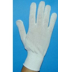 GUANTO IN COTONE BIANCO 8,5 - famajoy.it