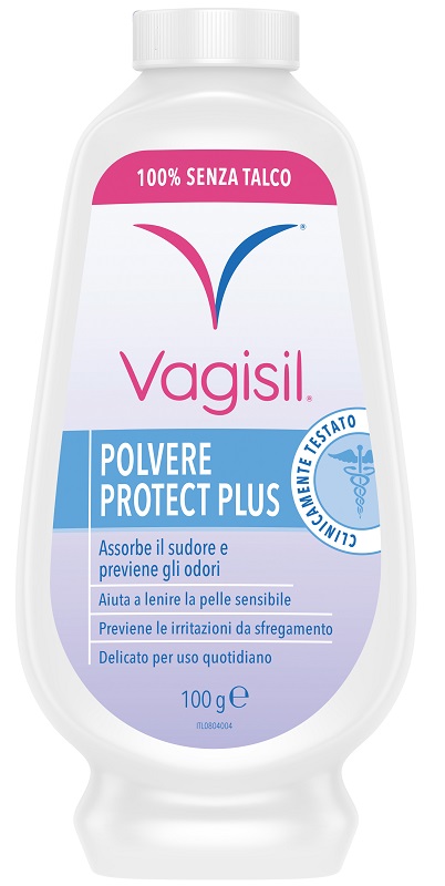 VAGISIL POLVERE PROTECT PLUS IGIENE FEMMINILE 100 G - famajoy.it
