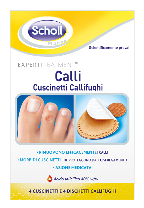 CEROTTO CALLIFUGO CALLI DURI 4 CEROTTI + 4 DISCHETTI - famajoy.it