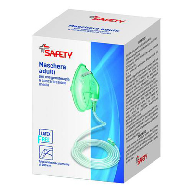 MASCHERA PER OSSIGENOTERAPIA CON TUBO 200CM - famajoy.it