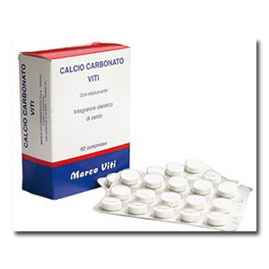 CALCIO CARBONATO VITI 60 COMPRESSE - famajoy.it