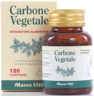CARBONE VEGETALE 120 COMPRESSE - famajoy.it