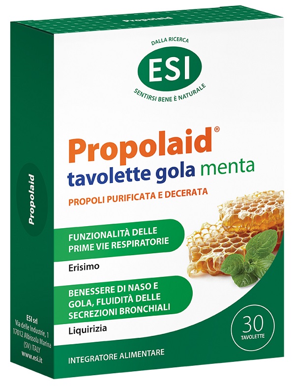 ESI PROPOLAID PROPOLGOLA MENTA 30 TAVOLETTE - famajoy.it