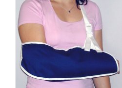 REGGIBRACCIO SEMPLICE MISURA GRANDE. CONSENTE L'IMMOBILIZZAZIONE IN POSIZIONE CORRETTA DEL BRACCIO NEI CASI DI SLOGATURE, TRAUMI ED INGESSATURE - famajoy.it