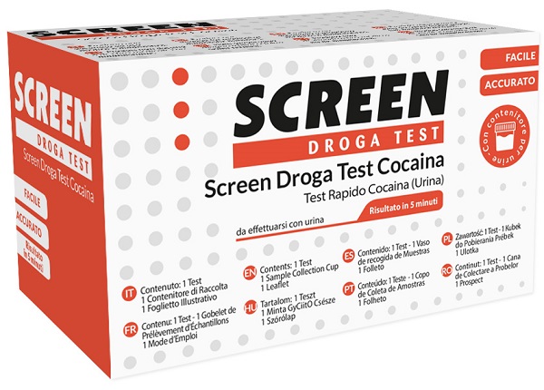 TEST DROGA SCREEN RILEVAZIONE COCAINA NELL'URINA - famajoy.it