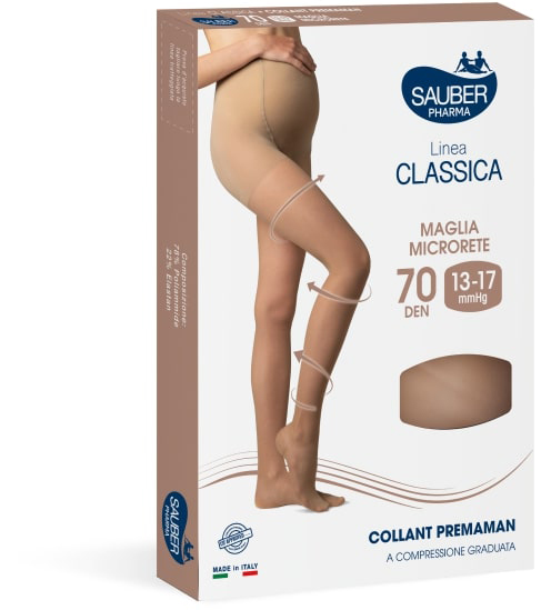 SAUBER COLLANT 70 DENARI PREMAMAN MAGLIA MICRORETE NEUTRO BEIGE 3 LINEA CLASSICA - famajoy.it