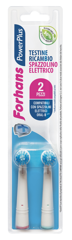FORHANS POWER PLUS TESTINA 2 PEZZI RICAMBIO - famajoy.it