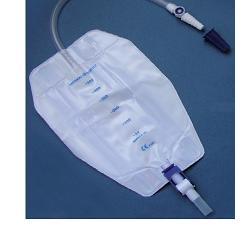 SACCA RACCOGLI URINA DA GAMBA PER INCONTINENZA 3 CAMERE COMFORT 500 ML STERILE IN PVC LATO RIVESTITO TNT CON TUBO DIRITTO 30 CM 8 PEZZI - famajoy.it