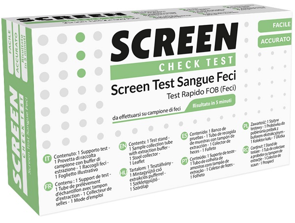 TEST RAPIDO CHE RILEVA LA PRESENZA DI SANGUE OCCULTO NELLE FECI 1 PEZZI SCREEN TEST SANGUE FECI 1 PEZZO - famajoy.it