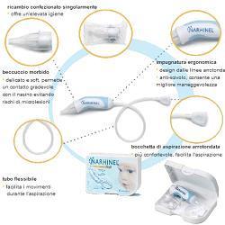 ASPIRATORE NASALE NARHINEL + 2 RICAMBI SOFT ARTICOLO 526403 - famajoy.it