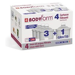 BODYFORM CARTUCCE FILTRANTI 4 PEZZI - famajoy.it