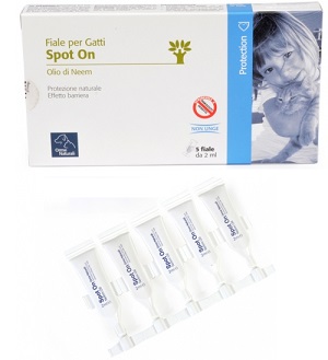 PROTECTION SPOTON GATTO 5 X 2 ML - famajoy.it