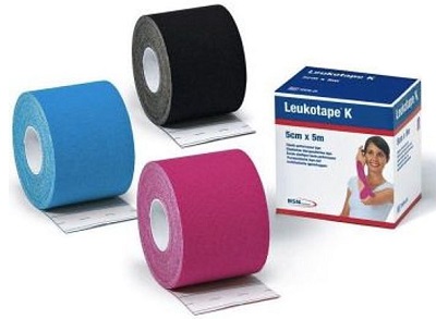 BENDA ADESIVA LEUKOTAPE K PER TAPING FISIOTERAPICO LARGHEZZA 5 CM LUNGHEZZA 5 M COLORE AZZURRO IN ROTOLO - famajoy.it