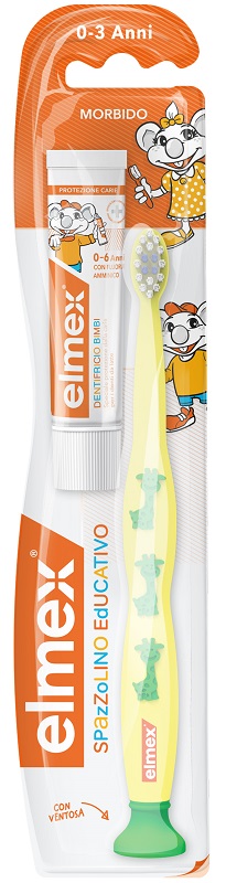 ELMEX SPAZZOLINO BIMBI EDUCATIVO NEW 0-3 ANNI - famajoy.it