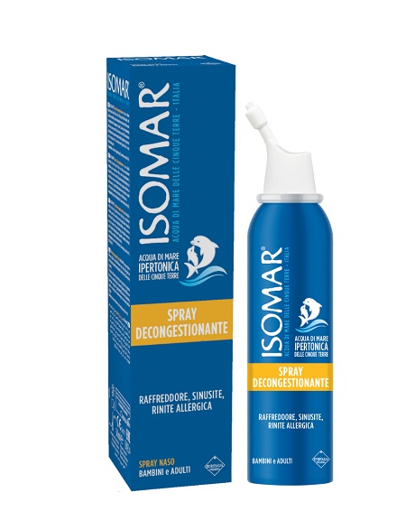 ISOMAR NASO CHIUSO SOLUZIONE ACQUA DI MARE IPERTONICA PER DECONGESTIONE NASO CHIUSO 50 ML - famajoy.it