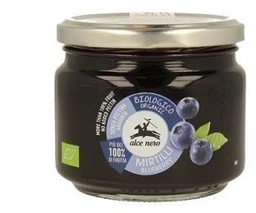 COMPOSTA DI MIRTILLI BIO 270 G - famajoy.it
