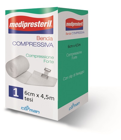 BENDA MEDIPRESTERIL COMPRESSIONE FORTE M4,5X6CM TESI - famajoy.it