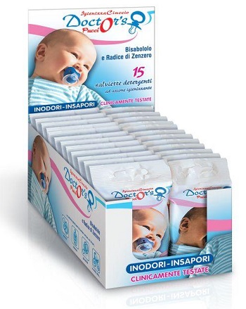 DOCTOR'S PUCCI SALVIETTINE IGIENIZZANTI CIUCCIO 15 PEZZI* - famajoy.it