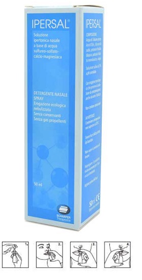 SOLUZIONE IPERTONICA IPERSAL SPRAY NASALE 50 ML - famajoy.it