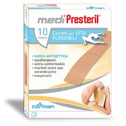 CEROTTO PER DITA MEDIPRESTERIL FLESSIBILE 12X2CM 10 PEZZI - famajoy.it