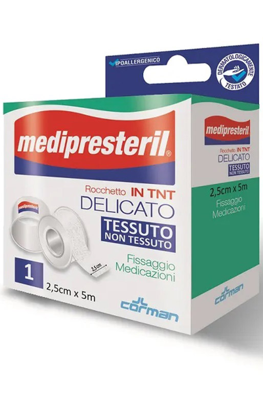 CEROTTO MEDIPRESTERIL DISPENSER TESSUTO NON TESSUTO 5X250CM - famajoy.it