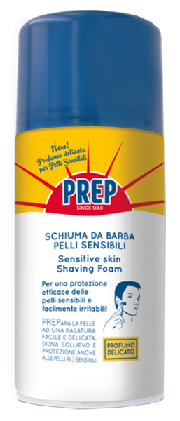 PREP SCHIUMA BARBA PELLE SENSIBILE 300 ML - famajoy.it