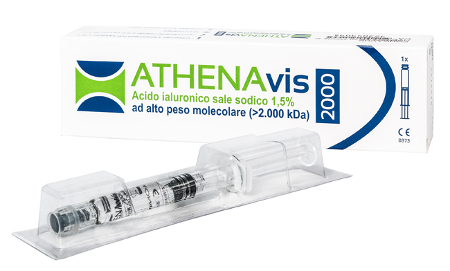SIRINGA INTRA-ARTICOLARE ATHENAVIS 2000 ACIDO IALURONICO 1,5% 30 MG 2 ML 3 PEZZI - famajoy.it