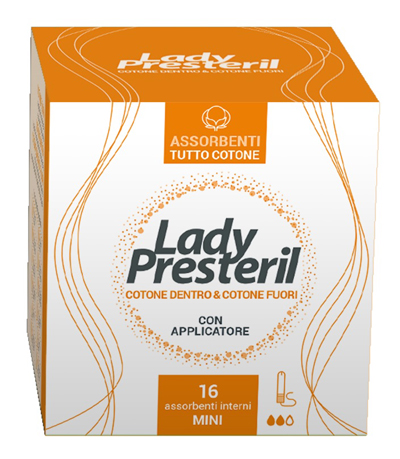 LADY PRESTERIL ASSORBENTI INTERNI MINI 16 PEZZI - famajoy.it