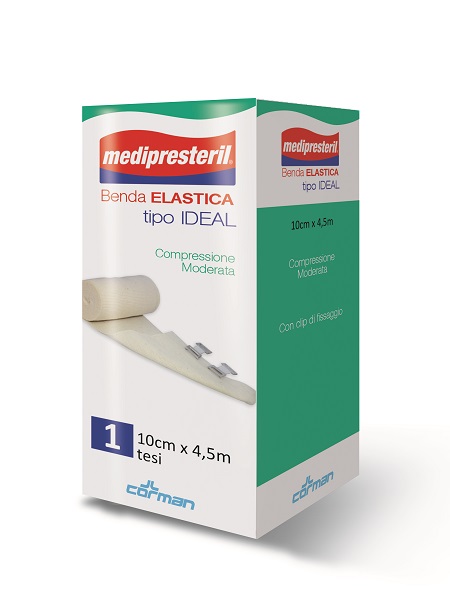 BENDA ELASTICA MEDIPRESTERIL IDEAL COMPRESSIONE MODERATA M4,5X10CM TESI - famajoy.it