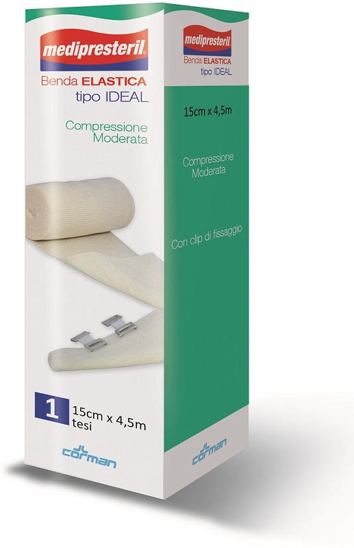 BENDA ELASTICA MEDIPRESTERIL IDEAL CM15X45MT - famajoy.it