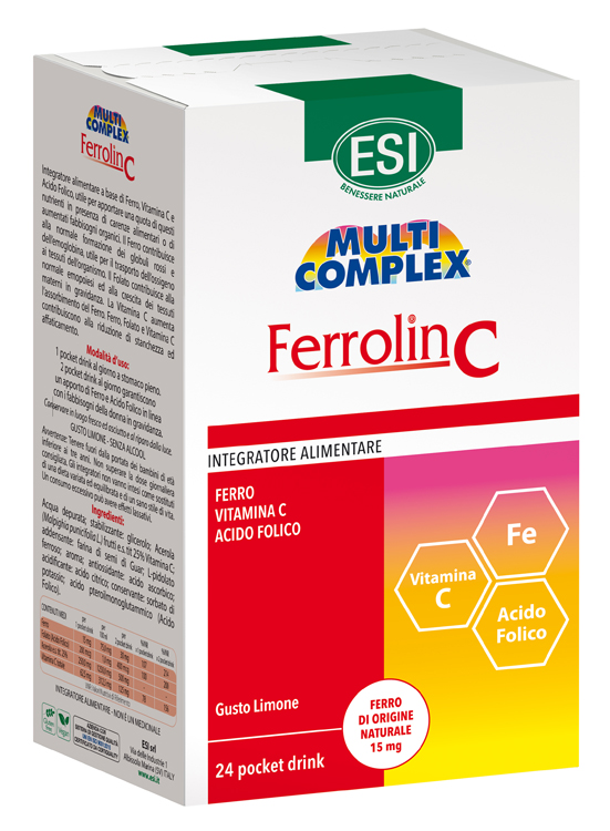 ESI FERROLIN C POCKET DRINK 24 BUSTINE - famajoy.it