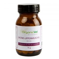 ORGANICVET GRUNE LIPPENMUSCHEL CANE 75 GRAMMI - famajoy.it