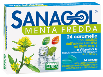 SANAGOL MENTA FREDDA 24 CARAMELLE - famajoy.it