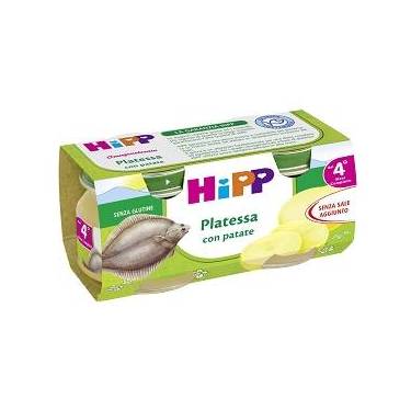 HIPP OMOGENEIZZATO PLATESSA CON PATATE 2X80 G - famajoy.it