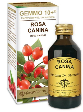 GEMMO 10+ ROSA CANINA LIQUIDO ANALCOLICO 100 ML - famajoy.it
