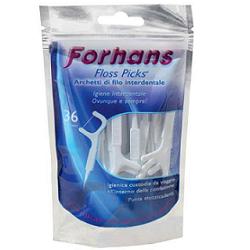 FORHANS ARCHETTI INTERDENTALI FLOSS PICKS 36PZ - famajoy.it